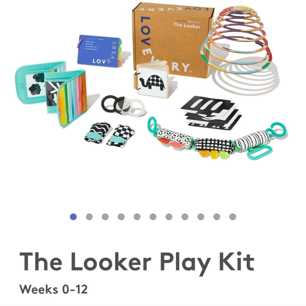 The Looker Play Kit Weeks 0-12 by LOVEEVERY